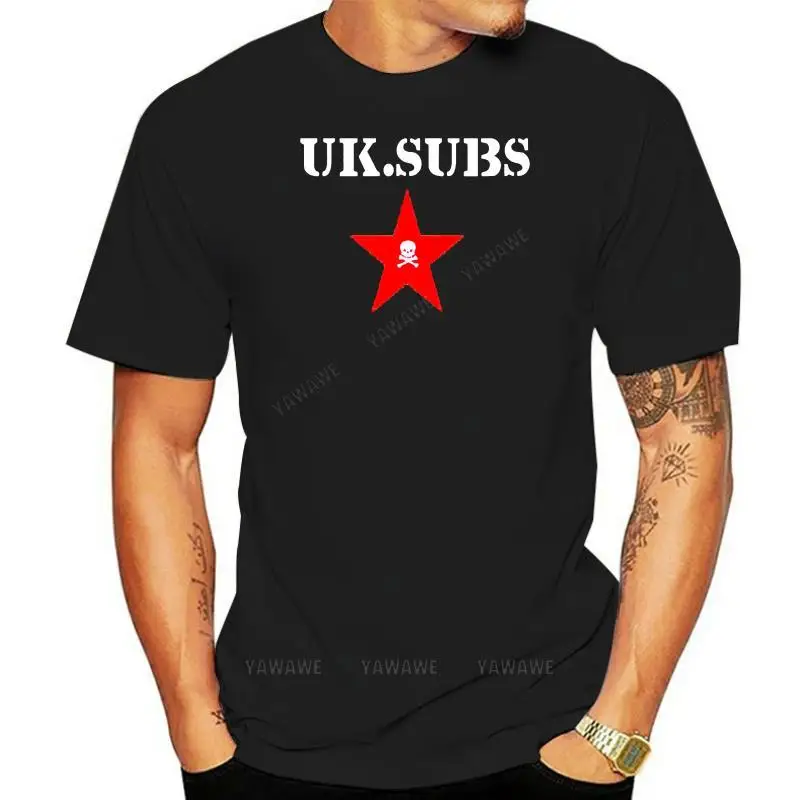 

Fashion mens t-shirts casual brand short sleeve UK Subs T-Shirt Punk Rock Oi New Wave All Sizes teenager cotton tee-shirt