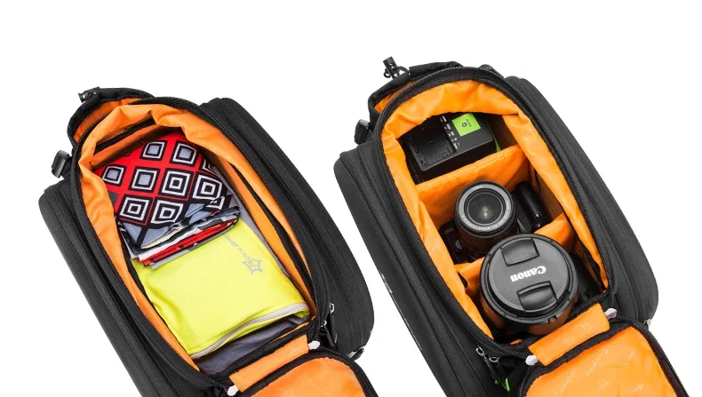 Description Picture 4 of itemROCKBROS Bike Bag 2 In 1 Travel Photography Sports Fitness Shoulder Bag PU Bicycle Trunk Rear Seat Storage Box Cycling Equipment