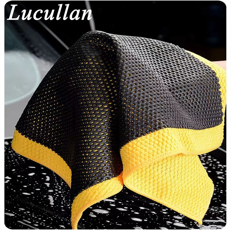Lucullan 클레이 미트 장갑, 디테일링 세차, 청소 수건 천, 페인트에서 이물질 빠르게 제거