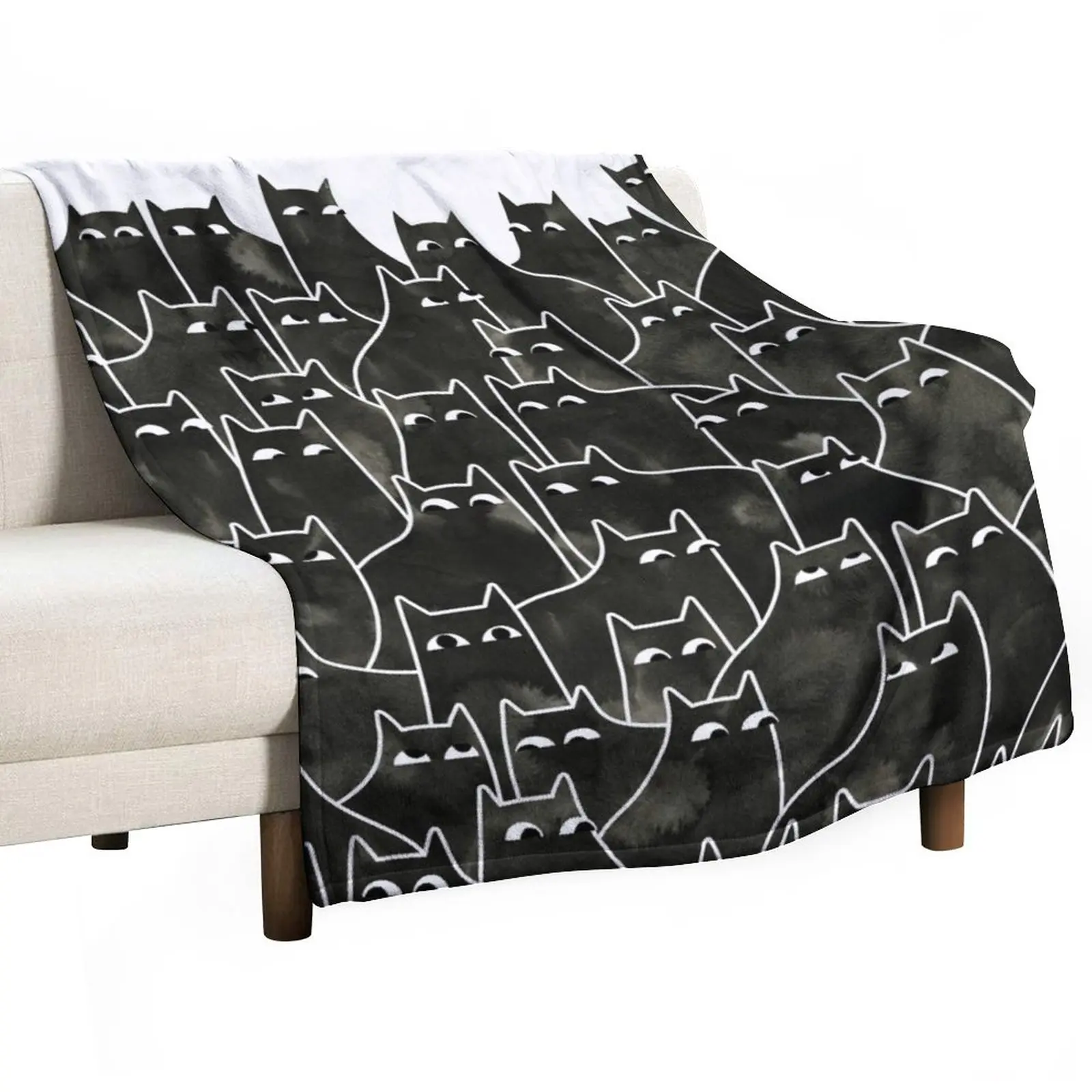 

Suspicious Cats Throw Blanket Softest Blanket For Sofa Thin Heavy Blanket Blanket For Baby