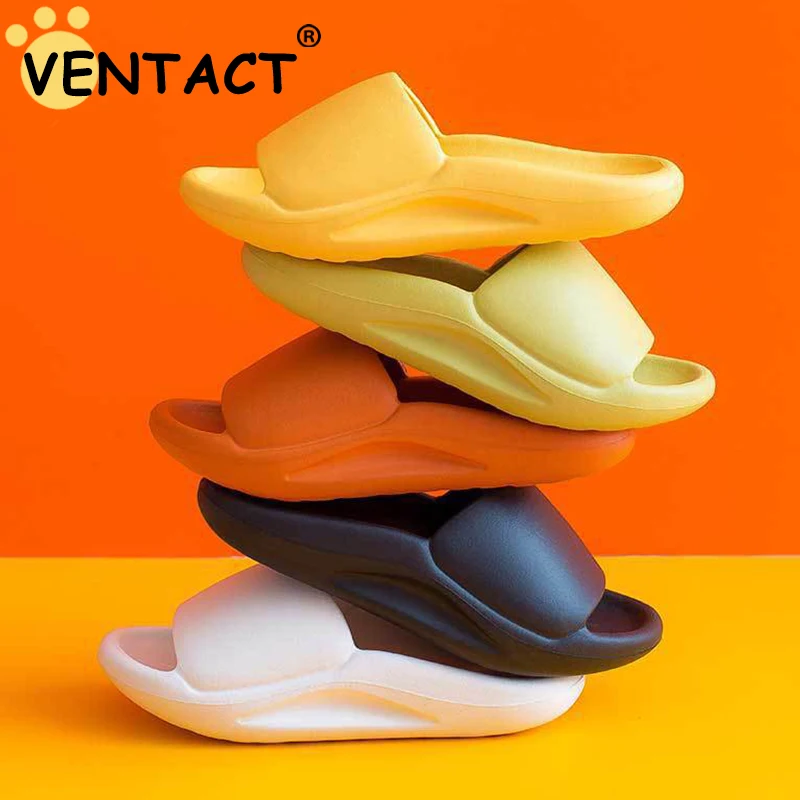 

VENTACT Women Slipers Fashion Thick Sole Eva Soft Summer Shoes Woman Cozy Home Slides Casual Daily Bathroom Non-Slip Footwear