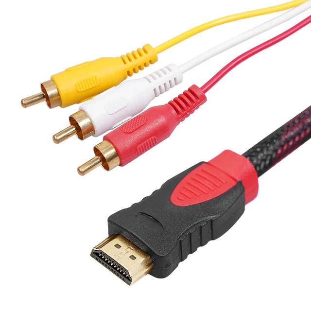 Comprar Cable Convertidor 1080P Hdmi a 3 RCA + VGA - 1,5 M