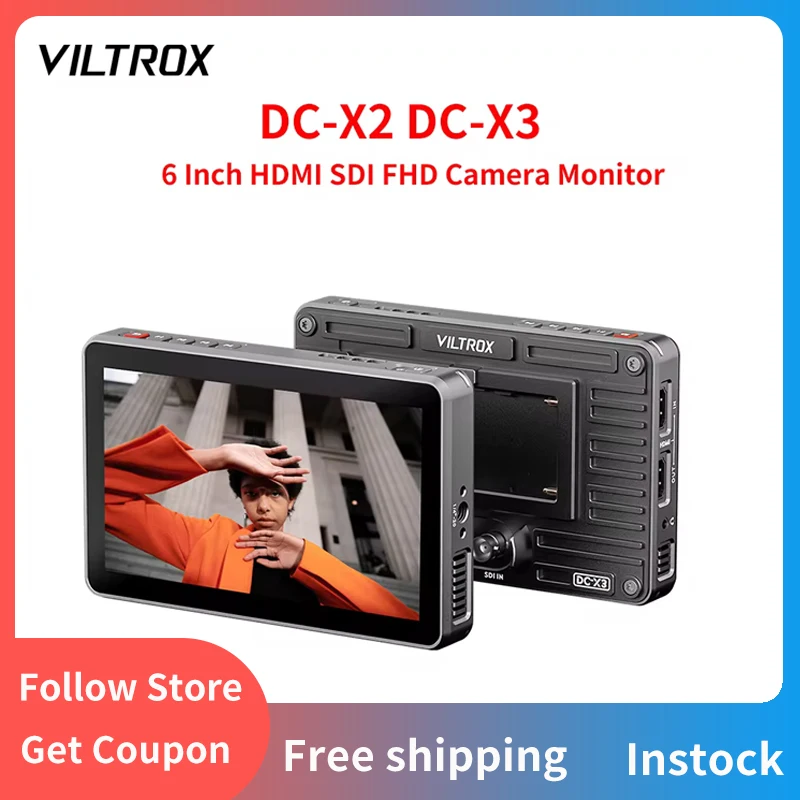 Viltrox DC-X2 DC-X3 6 Inch 4K Portable Touchscreen Pro Monitor