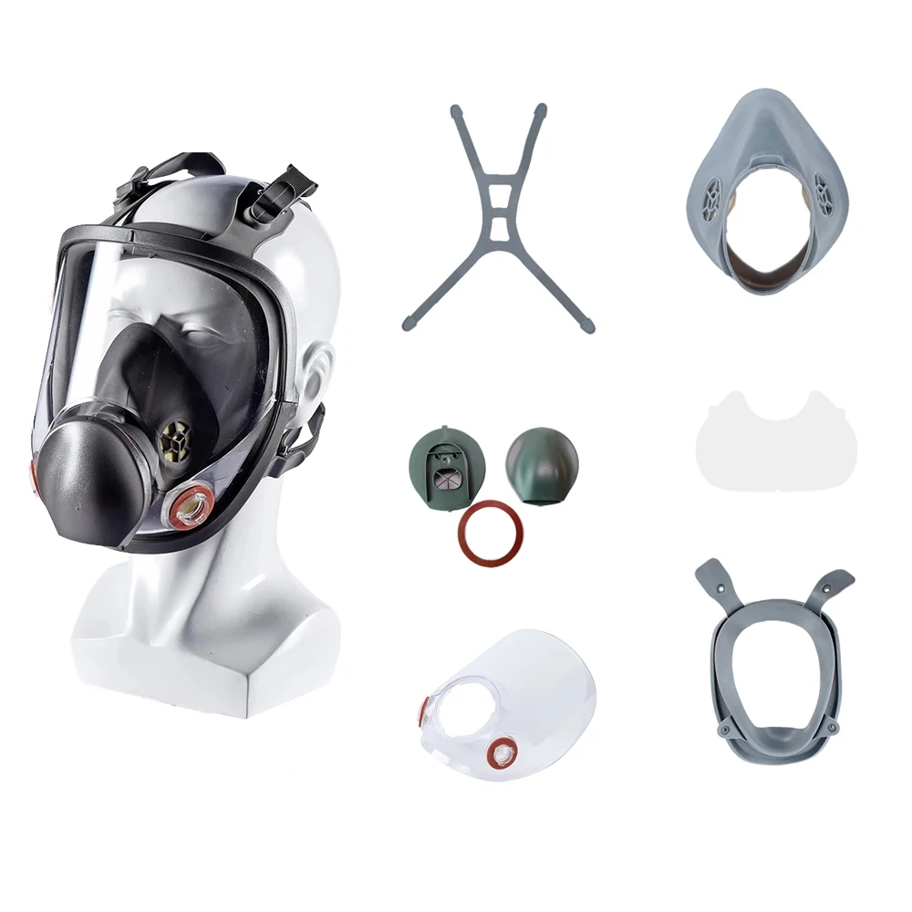 6800 Maschera Sostituire Parte Per Pc Viso Bocca Naso Scudo Testa Cintura Maschera Maschera Antigas Respiratore Pellicola Protettiva Vernice Spray Acc
