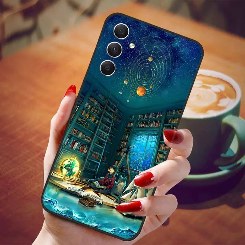 Star Planet Soft Silicone Camera Protection Phone Cover with Lion Design - TPU Capa
