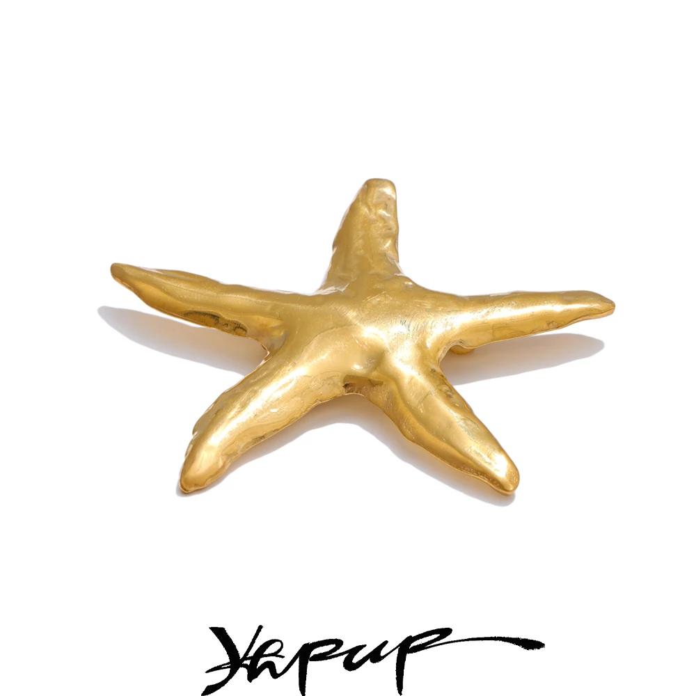 Yhpup 2025 Waterproof Starfish Brooches