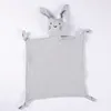 Muslin Security Blanket New Born Soothe Appease Towel 100% Organic Cotton Cat Bunny Rabbit Toy Ins Baby Comforter Lovely 4