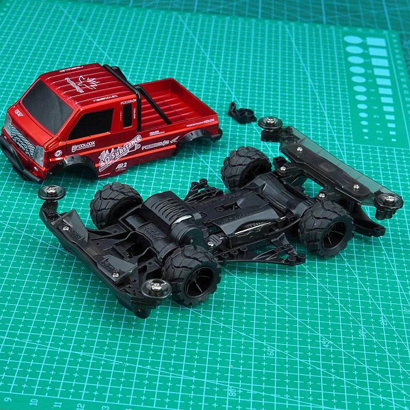Jiepin Mini 4WD Car FMA Chassis with Lights Spray Paint