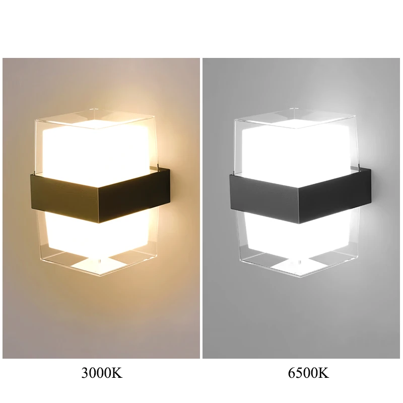 LED Wall Light 220V Bedroom Bedside Light Living Room Balcony Aisle Wall Lamp Corridor Sconce Lamp Home Decor Outdoor