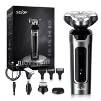 Sejoy Shaver Barber for Men 5 in 1 Electric Razor Rechargeable with Beard Trimmer Lithium Battery Portable Shavers for Travel 1