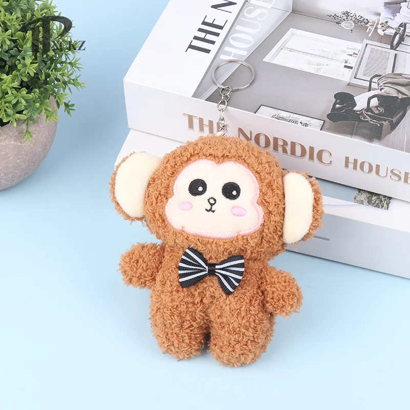 

Kawaii Cartoon Monkey Plush Toys Cute Stuffed Animal Doll Keychain Plush Doll Backpack Pendant For Girls Gifts