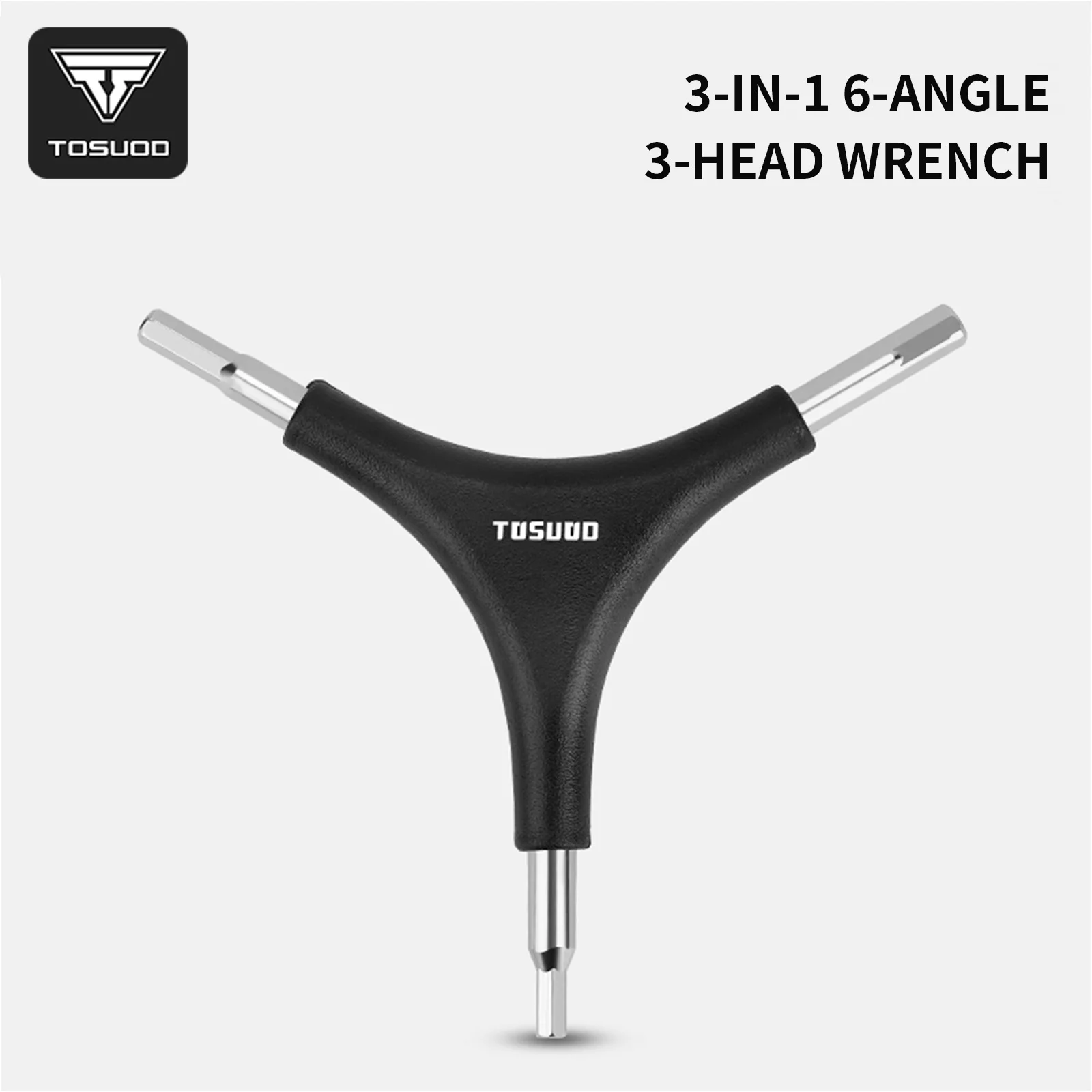 TOSUOD 3-In-1 Y-Shape Hex Wrench Portable Bicycle Repair Tool