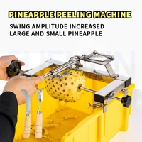 Commercial Pineapple Peeling Machine Stainless Steel Manual-automatic Pineapple Knife Fruit Peeler Pineapple Eye Remove Tool 2
