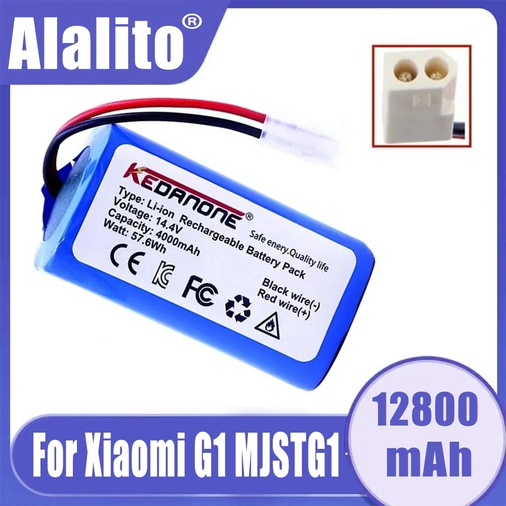 

New 4S1P 14.4V 3500mAh Li-ion Battery Pack,For XIAOMI MIJIA Mi Robot Vacuum-Mop Essential G1 MJSTG1, SKV4136GL H18650CH R30 R35