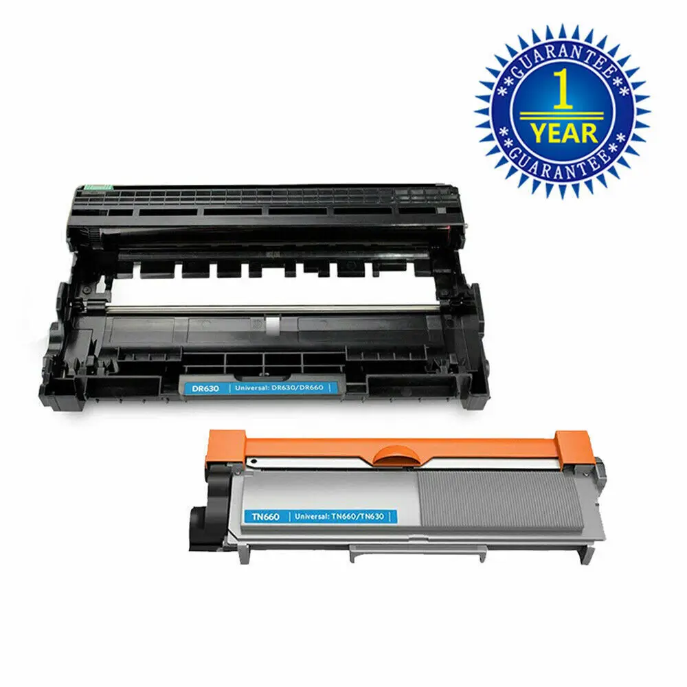 Tn660 Toner + Dr630 Tamburo Per Brother Mfc-L2700Dw L2720Dw L2740Dw Dcp-L2540Dw