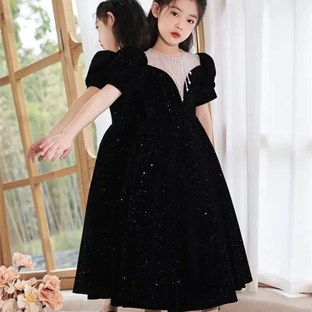 New Flower Girls Dress For Wedding Evening Children Princess Party Pageant  Long Gown Kids Dresses For Girls Formal Clothes - Girls Party Dresses -  AliExpress