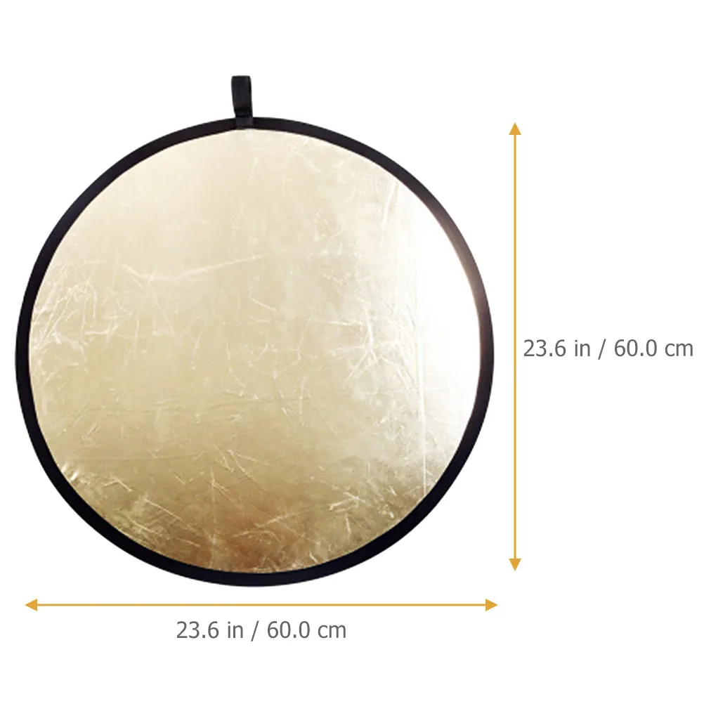 2 in 1 나일론 사진 반사판 접이식 원형 휴대용 사진 비디오 조명 반사판 멀티 디스크 접이식 사진 반사판