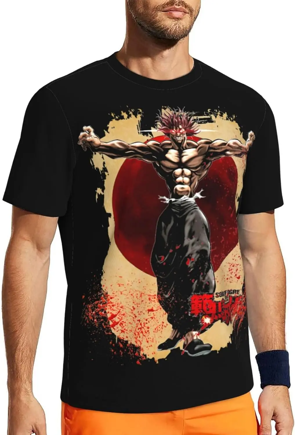 

Футболка мужская летняя с круглым вырезом и коротким рукавом