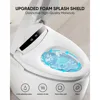 Tankless Smart Toilet with Bidet Built in, Warm Water Sprayer and Dryer, Foot Sensor Operation, Smart Toilet Bidet Toilet 6