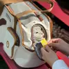 Safety Oxford Pet Carrying Handbag Large Capacity Breathable Pet Carrying Bag Portable Waterproof Cat carry supplies Outdoor 5