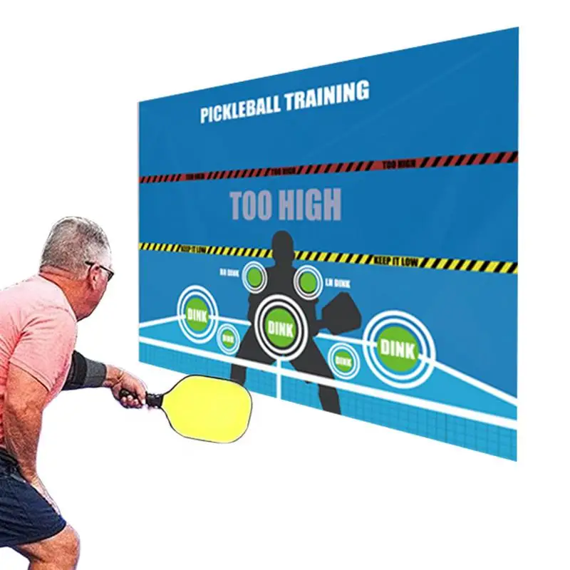 

Pickleball Wall Trainer Pickleball Practice Pad Training Poster Dink Pads Training Aid To Improve Your Pickleball Game & Your