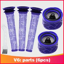 

Pre-Filter Post Filter Kit for Dyson V6 Absolute Exclusive Cordless Stick Vacuum Cleaner Replaces Part 965661-01 / 966741-01