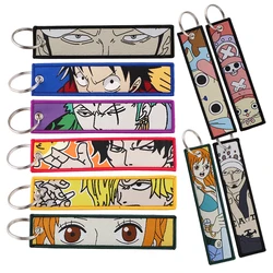 Anime Cool Key Chain Zoro Chopper Charm Key Tag Holder Car Motorcycle Backpack Key Rings Pendant Keychain Anime Accessories
