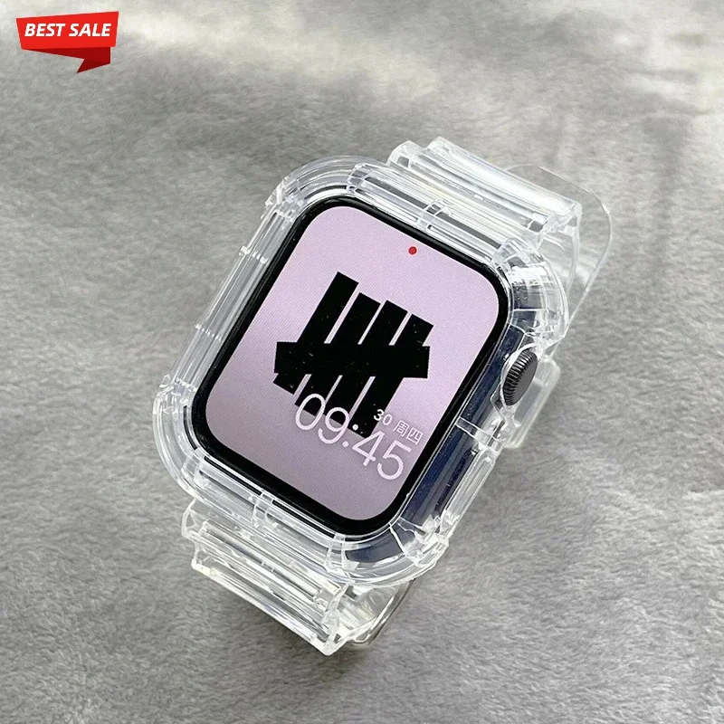 Clear Plastic Strap and Case Set