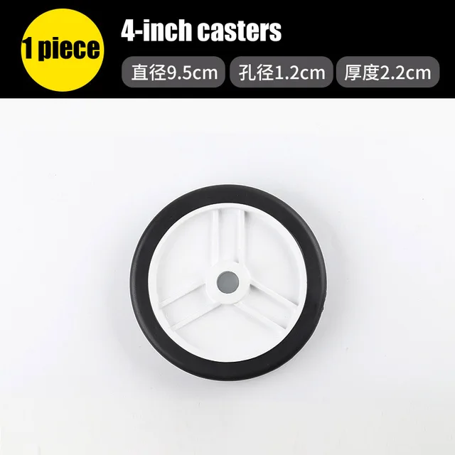 Ruote Per Compressore Aria 7 Pollici - Antiscivolo, Silenziose, Con Viti, Facili Da Installare