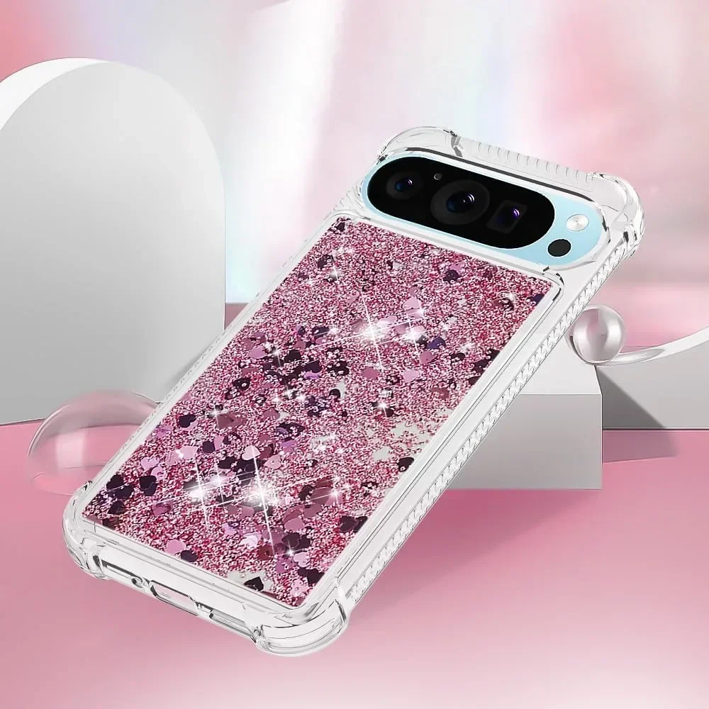 Luxury Quicksand Glitter Love Heart Shockproof Phone Case