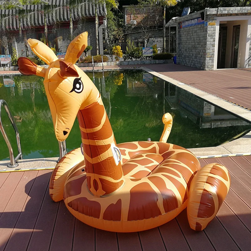 Giant Giraffe Pool Float 6