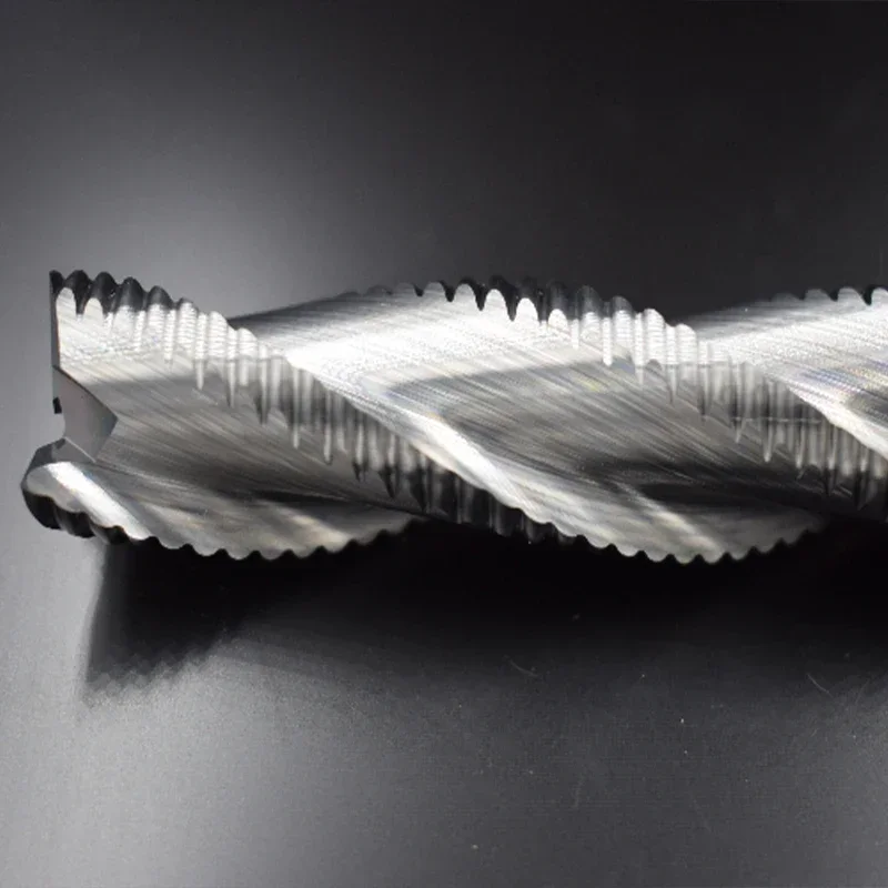 Roughing End Mill HRC55 3 Flutes 3 4 5 6 8-20MM For Aluminum MDF Fiberglass Acrylic Wood Copper Plastic Carbide Milling Cutter