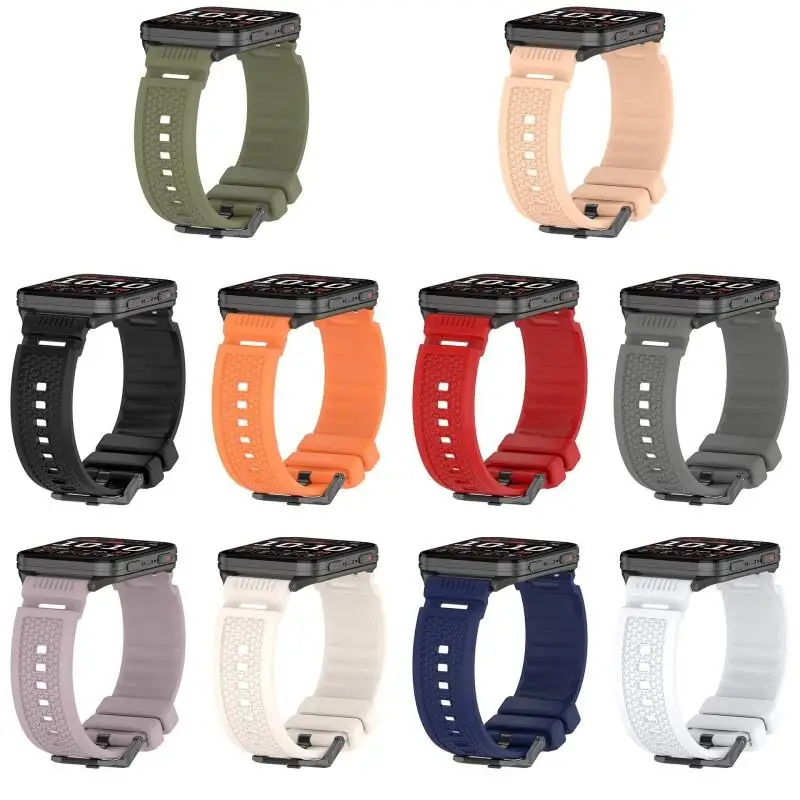Silicone Sport Strap for Smartwatch - Premium Replacement Wristband Accessory