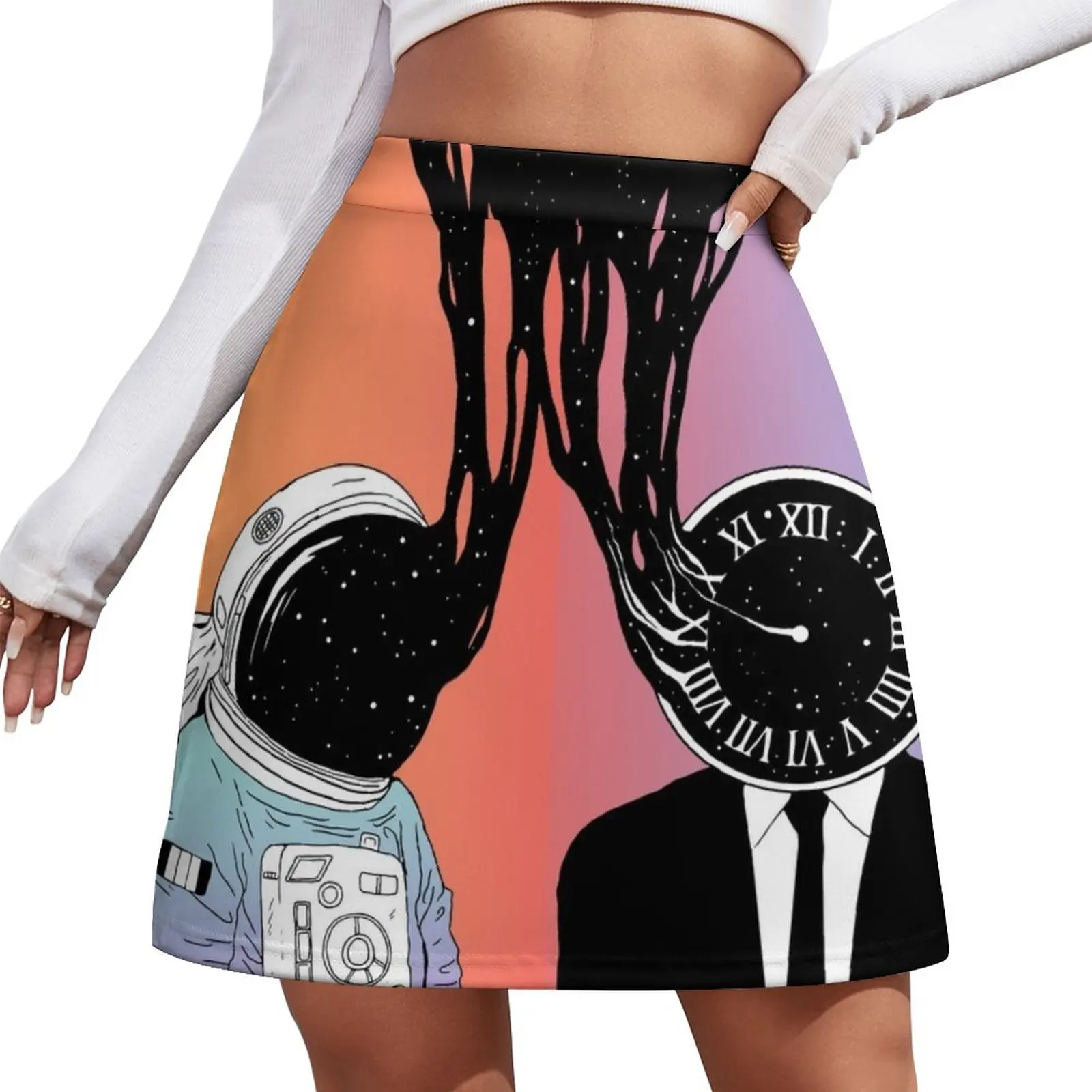 

A Portrait of Space and Time (A Study of Existence) Mini Skirt Skirt for girls Skirt pants Womens dresses Short skirts