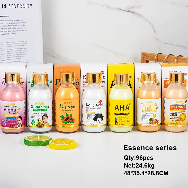 125 ml AHA Arbutin aufhellende Gesichtsessenz | Kurkuma Kojisäure Serum