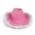 Fashion Pink Cowgirl Hat Fluffy Feather Brim Cowboy Hat Western Cowboy Hat for Bachelorette Party Carnival Cosplay 9
