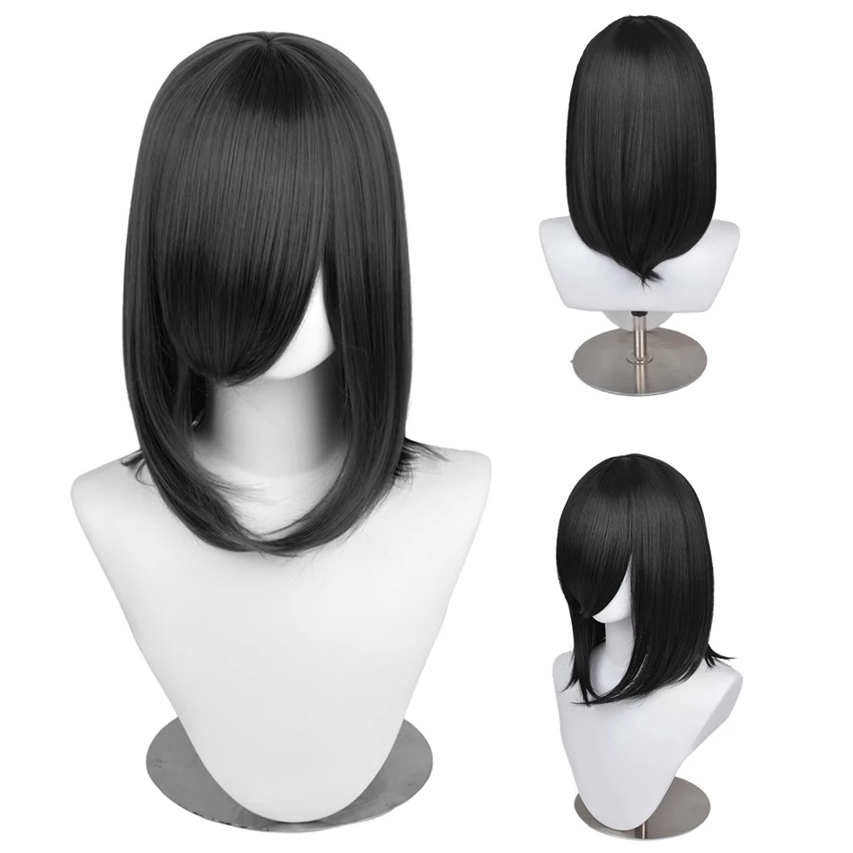 Anime Synthetic Hair wig Cosplay Wig Short Personification Cos Cute Lovely Pink Wig Wavy Curls Party Synthetic Hair with Bangs - 5
