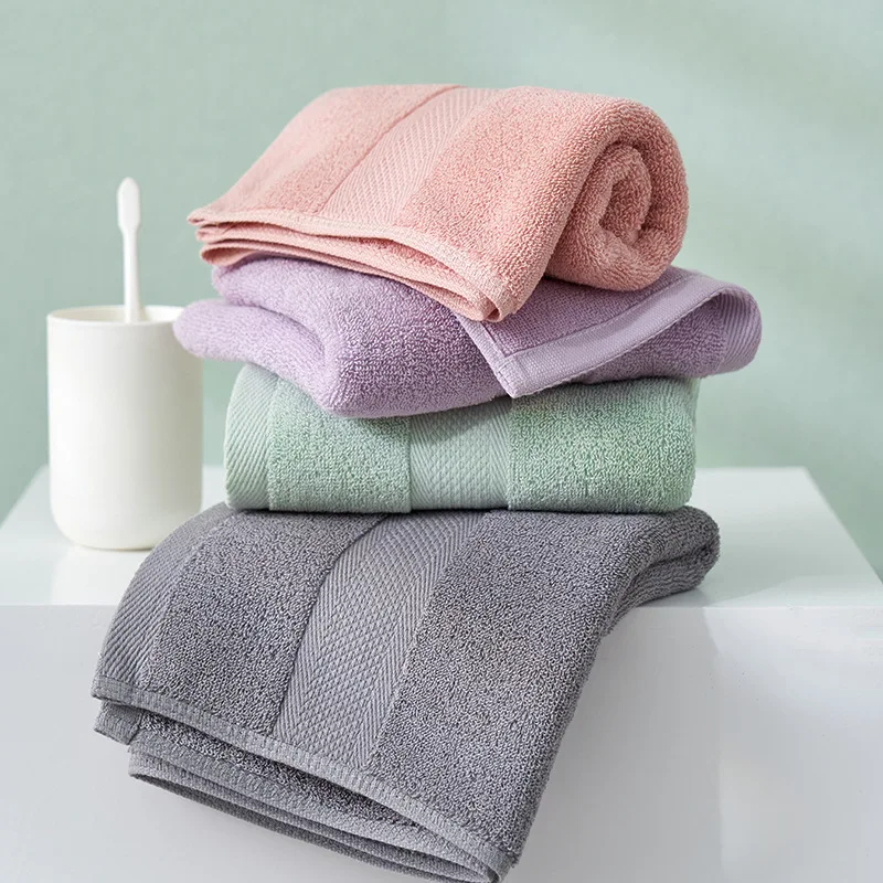 

Towel Pure Cotton A Type Thick Absorbent Face Wash Independent Packaging Pure Cotton Bath Towel