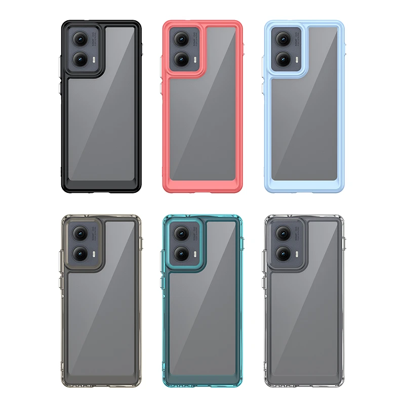 Transparent Shockproof Phone Case Cover - Clear Back Protective s