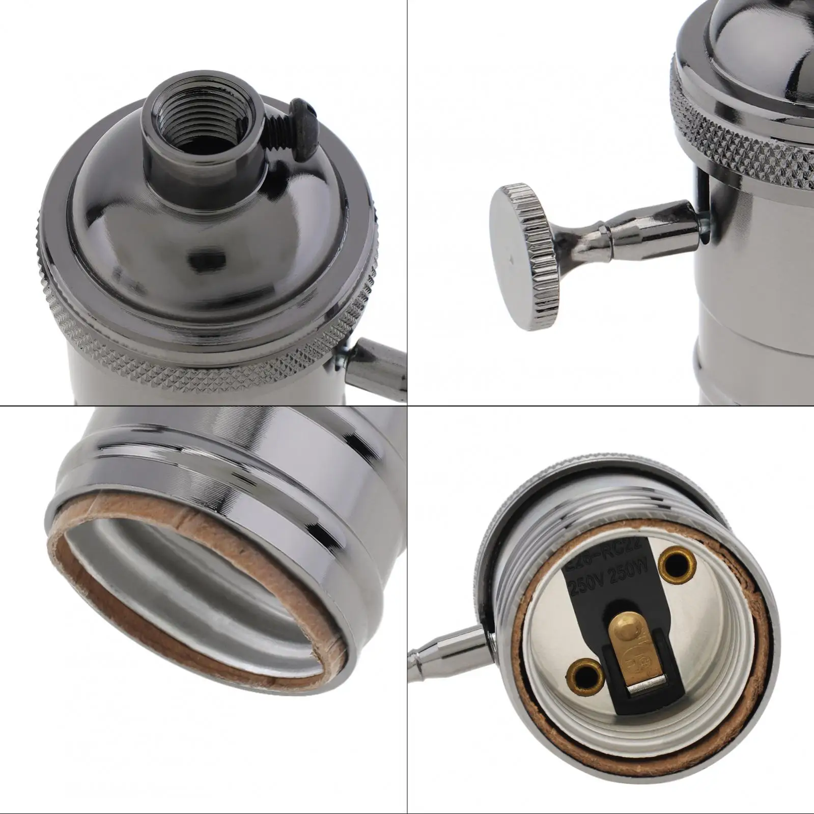 Edison Vintage Lamp Socket Pendant Replacement Lamp Holder for DIY Lighting Industrial Decorative E26 Retro Light Sockets