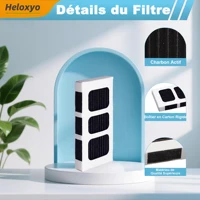 Filtre à air de remplacement pour réfrigérateur compatible avec Paultra2, filtre à air frais compatible avec Frigidaire Pure Air Ultra 2, Pure 5