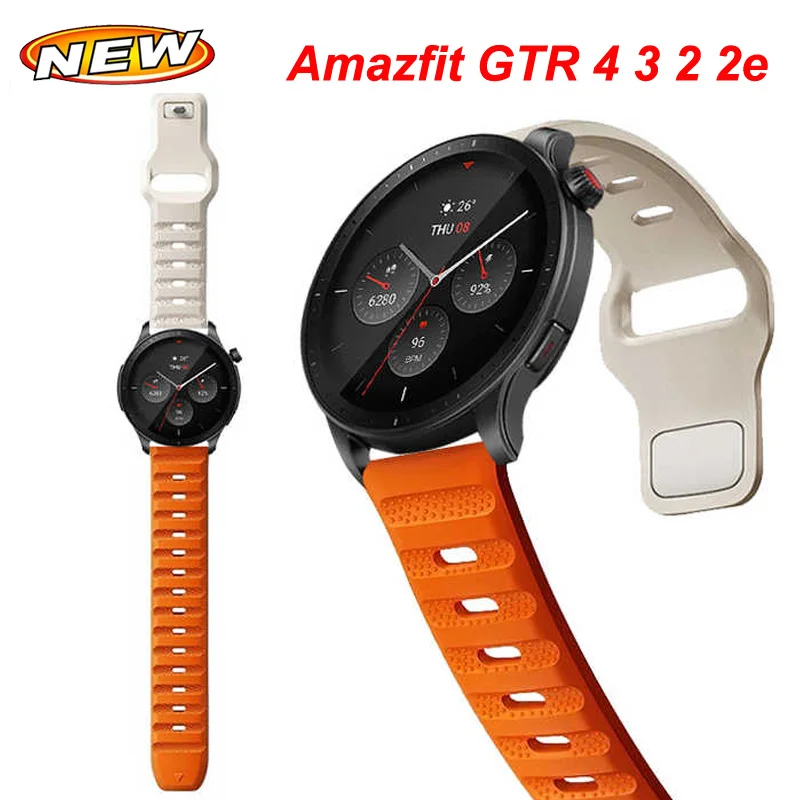 

Silicone strap For Amazfit GTR 3 4/GTS Samsung Galaxy watch 3 4 5 Sports Watch Replacement Wristband For Huawei watch 3 4/4 Pro