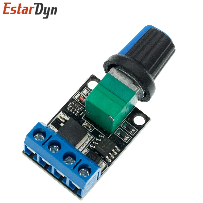 Mini 5A 10A 90W PWM 12V DC Motor Drehzahlregler Modul DC-DC 4,5V-35V Einstellbare Regler Steuerregler Schalter 24V – Detail 2