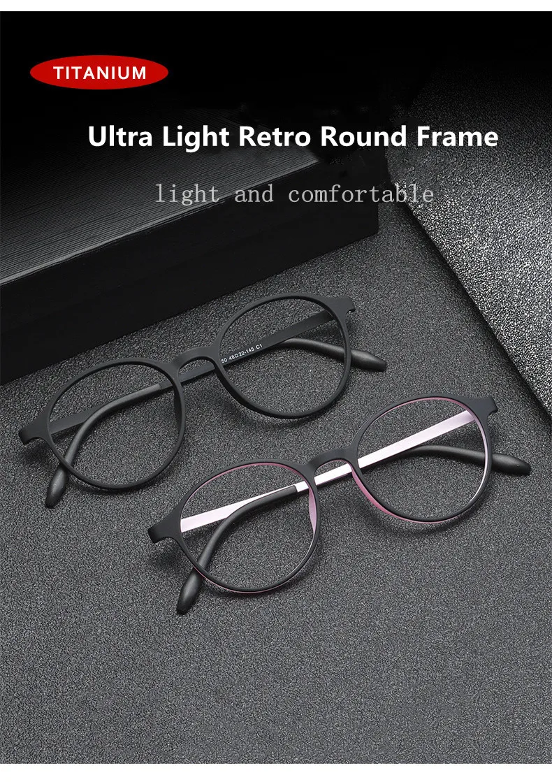 Neue Runde Rahmen Photochrome Lesebrille Männer Frauen Anti Blau Licht Presbyopie Brillen + 0 0,5 0,75 1,25 1,75 2,25 2,75 5,0 – Detail 2