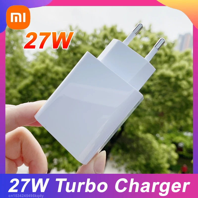 Оригинальное зарядное устройство Xiaomi 27 Вт ЕС/США адаптер для быстрой зарядки Тип