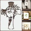 1pc Jesus Cross Painting Template Artistic Design Christian Symbol Craft Supplies 1