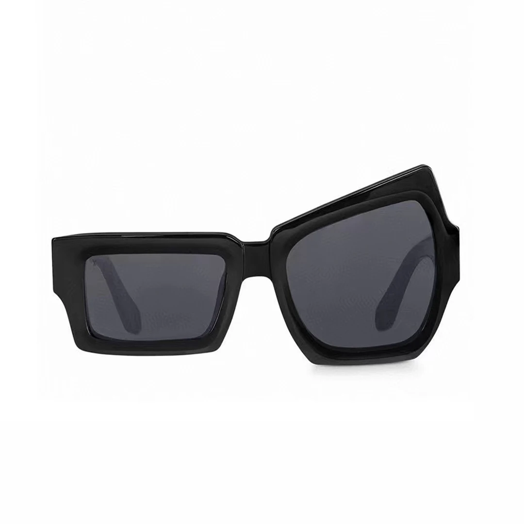 NIGO Unisex large lens irregular sunglasses #nigo94167 extra large gas lens tig shield cup alumina nozzles size 12 53n87 fit wp17 18 26 series welder torch