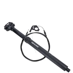 ZOOM Adjustable MTB Seatpost 30.9 31.6mm Hydraul Seat Post Internal External Cable Mountain Bicycle