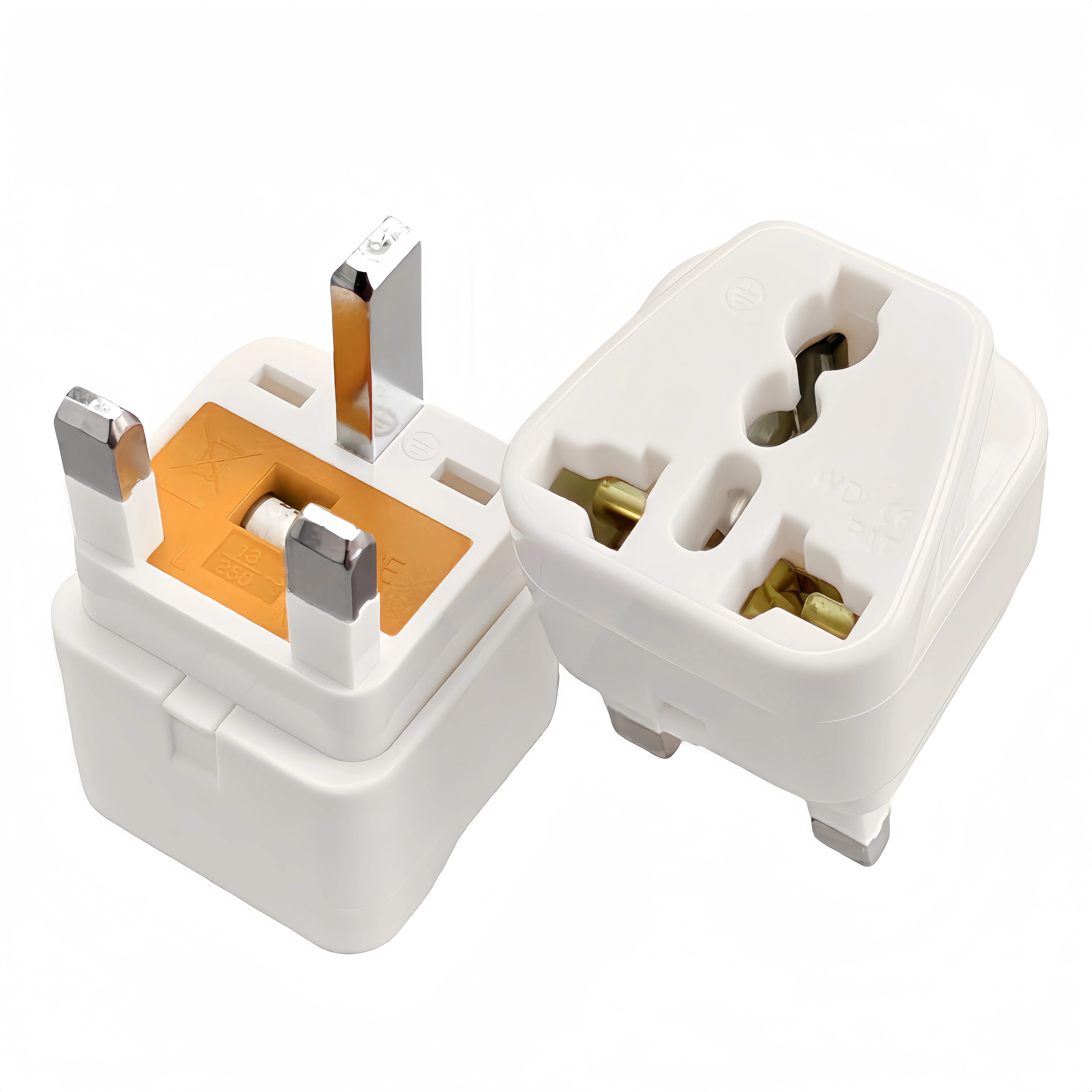 Universal Plug Adapter for UK-Type Outlets - Ideal for Travel