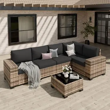 6-Piece Patio Sofa Set 1